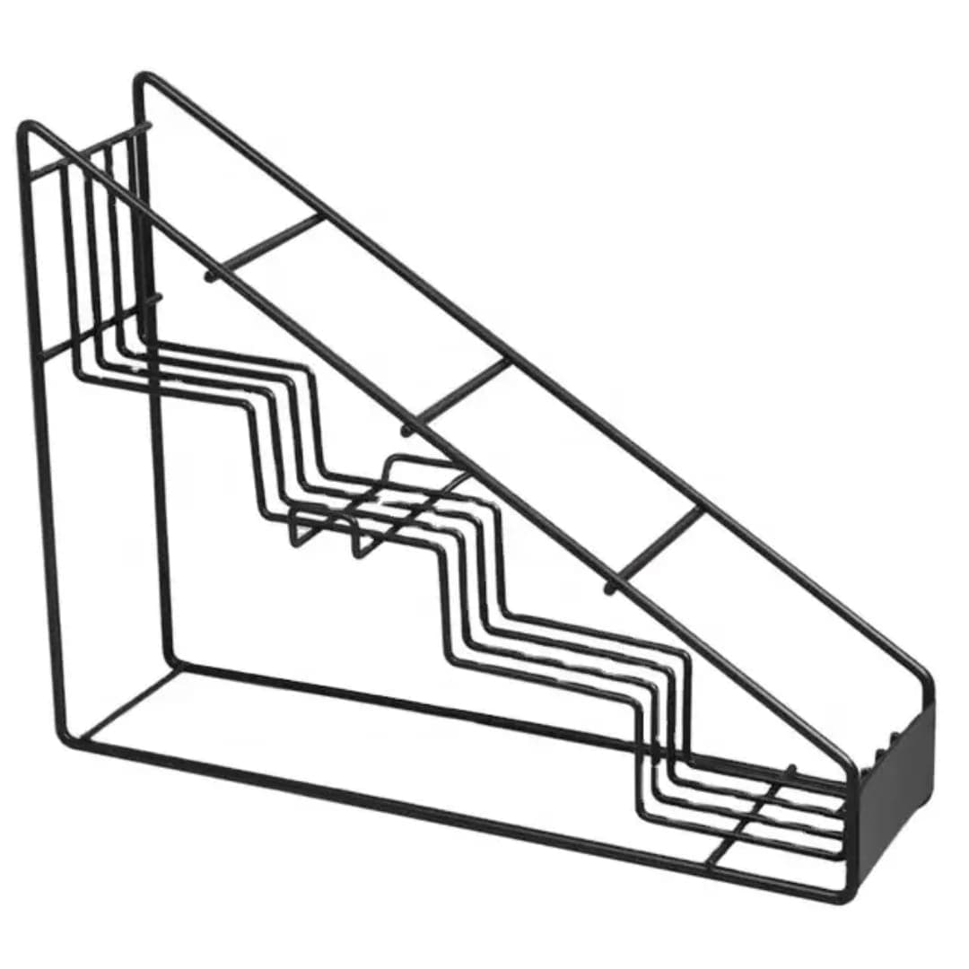 Syrup Bottle Stand - 4 Slot Metal